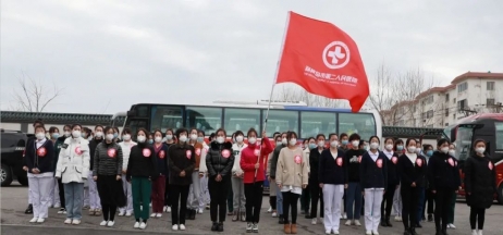 春暖花開，英雄歸來！葫蘆島市第二人民醫(yī)院支援綏中醫(yī)療隊凱旋而歸~