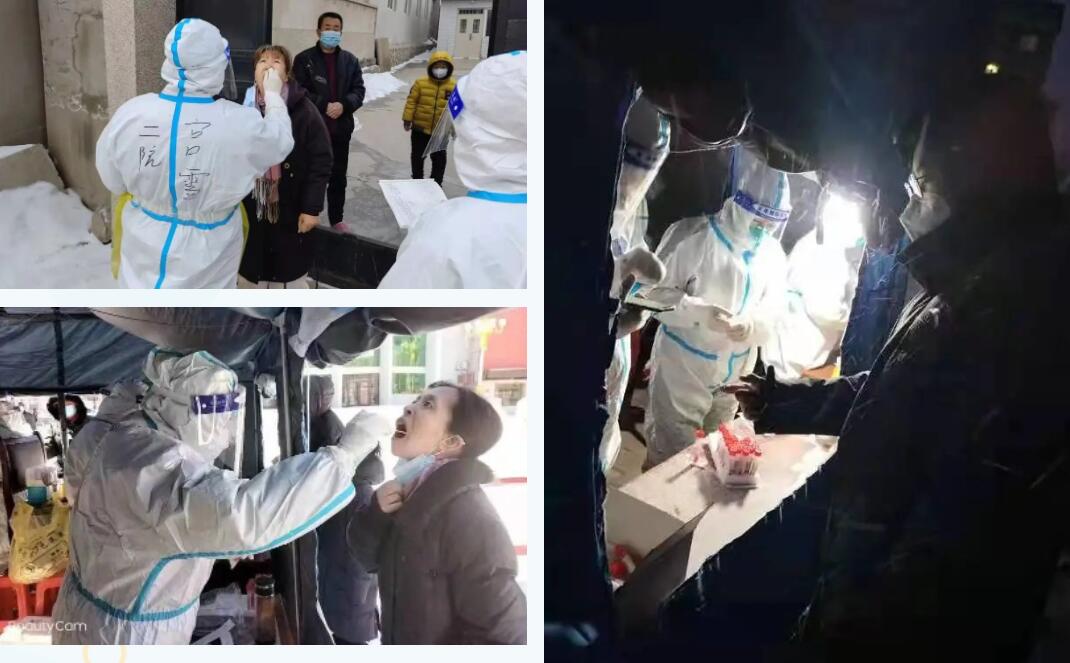 戰(zhàn)疫一線|6萬人次，市二院核酸采樣醫(yī)療隊支援綏中的第24天！(圖5)