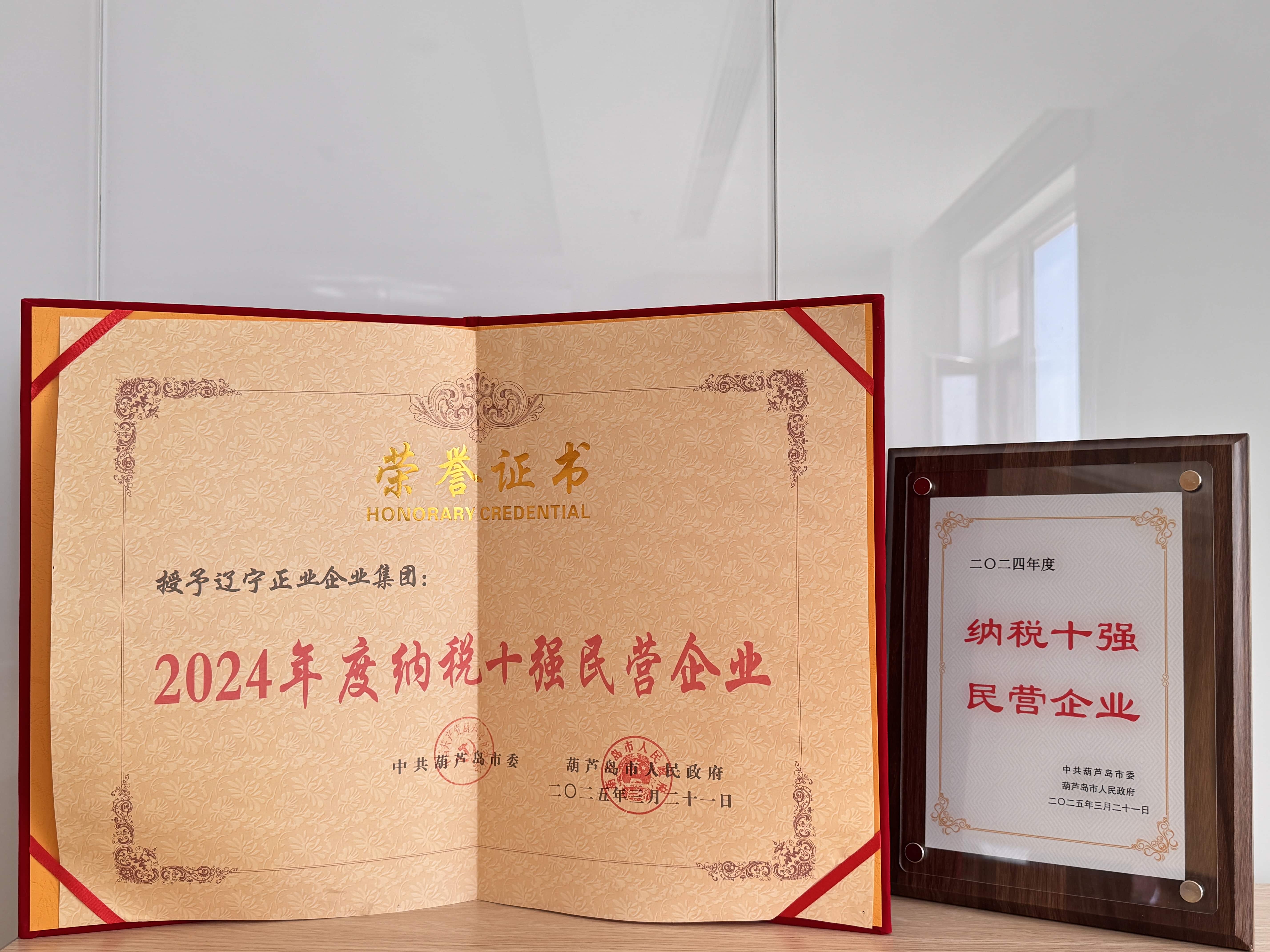 正業(yè)集團(tuán)再登納稅十強(qiáng)榜！董事長(zhǎng)趙立君出席全市民營(yíng)經(jīng)濟(jì)大會(huì)接受表彰(圖3)